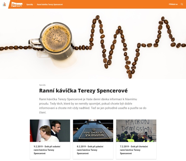 Speciál iPrimy - přehled ranních káviček