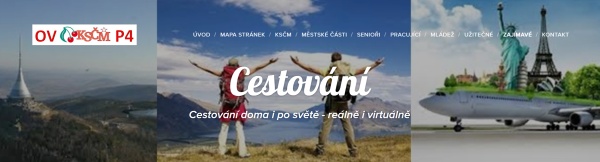 podsekce Cestování