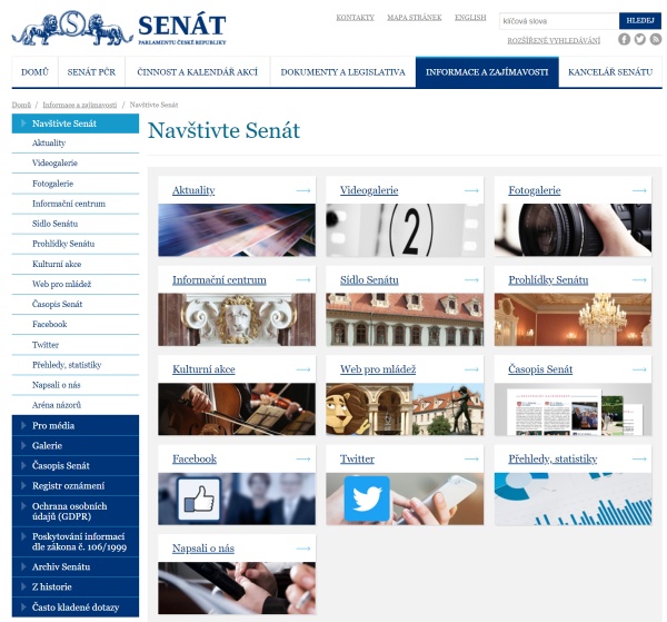 Navštivte Senát