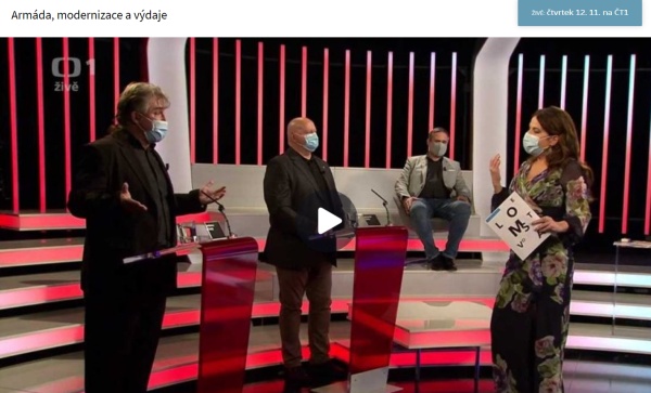 Jiří Dolejš v pořadu ČT Máte slovo 12. listopadu 2020