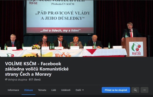 Volíme KSČM  - veřejná skupina
