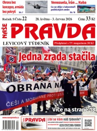 Titulka prvního vydání Naší Pravdy v novém formátu